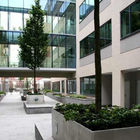 Glass arcade